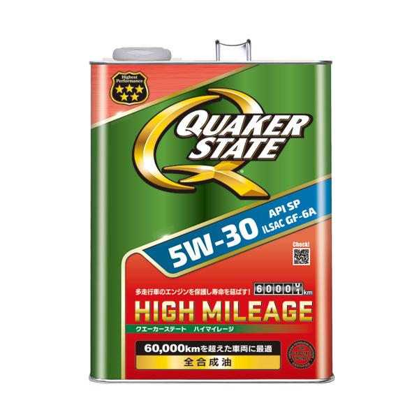 QUAKER STATE クエーカーステート ハイマイレージ 5W-30/API:SP ILSAC:...