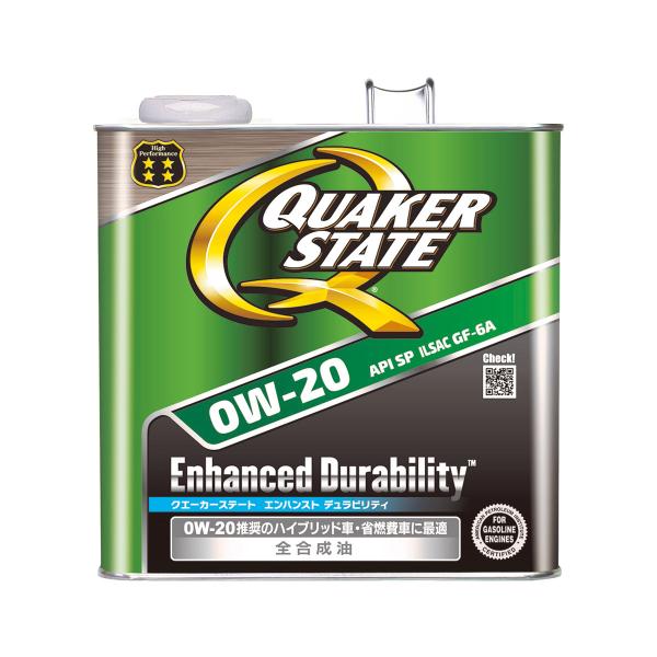 QUAKER STATE クエーカーステート エンハンスト デュラビリティ 0W-20/API:SP...