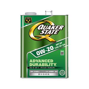 QUAKER STATE クエーカーステート アドバンストデュラビリティ 0W-20/4L 部分合成油｜autobacs