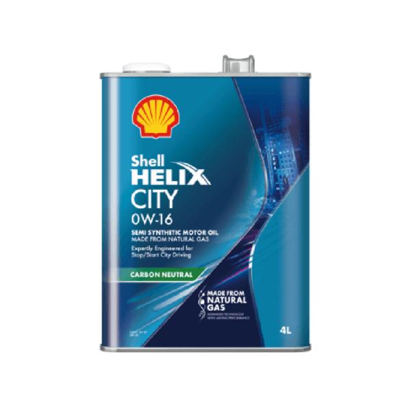 【限定特価】Shell HELIX　CITY　0Wー16／SP／GFー6B／4L　部分合成油