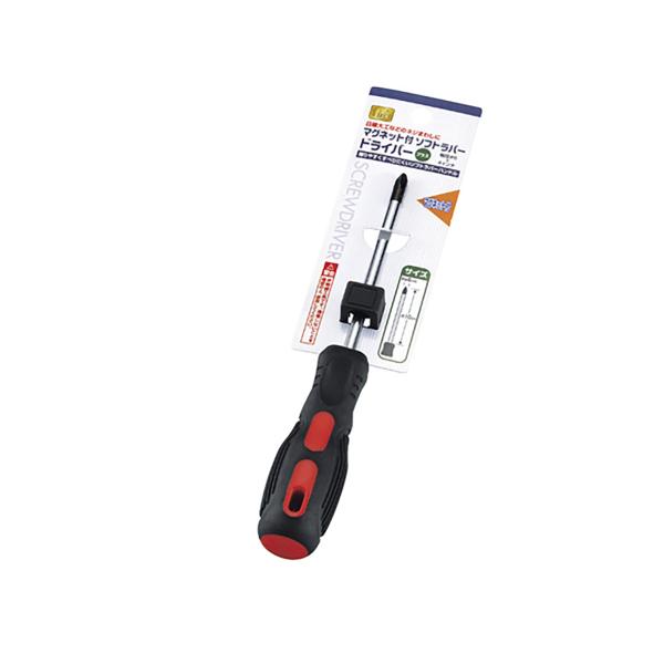 エコー金属 マグネット付 ソフトラバードライバー4インチ（＋） 0549218