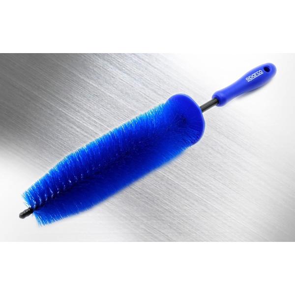 SPARCO CORSA スパルコ コルサ ブルーシリコンパッド付きホイールブラシ SPC121-J