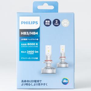 【アウトレット特価　在庫限り】PHILIPS フィリップス ヘッドライト用LED HB3/HB4 11005