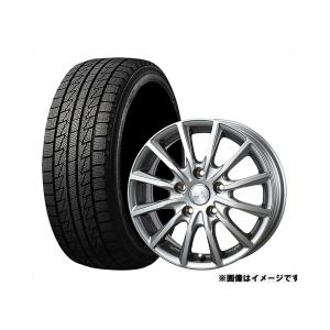 スタッドレスタイヤ 195/65R15 ＆ 15インチホイール4本セット(ROADSTONE WINGUARD ice＆レーベンBL1 1560+40 5H100)