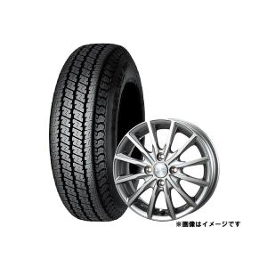 145/80R12 80/78N LT 夏タイヤ ＆ 12インチホイール4本セット(YOKOHAMA Y356＆レーベンBL1 1235+44 4H100)