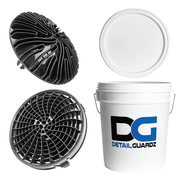 お得セット DETAIL GUARDZ 洗車用品4点セット バケツフィルター/スクラブ・アンド・ポン...