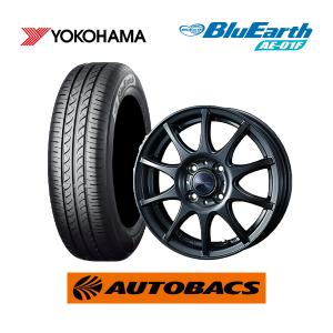 185/65R15 夏タイヤ（ヨコハマタイヤ ブルーアース AE01F）＆ホイール4本セット（ヴェルヴァ チャージ 1555+50 4H100）｜autobacs