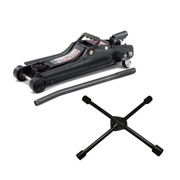 お得なセット品 BAL バル ローダウン車対応 油圧ジャッキ 2トン 2102／AQ. BLACK ...