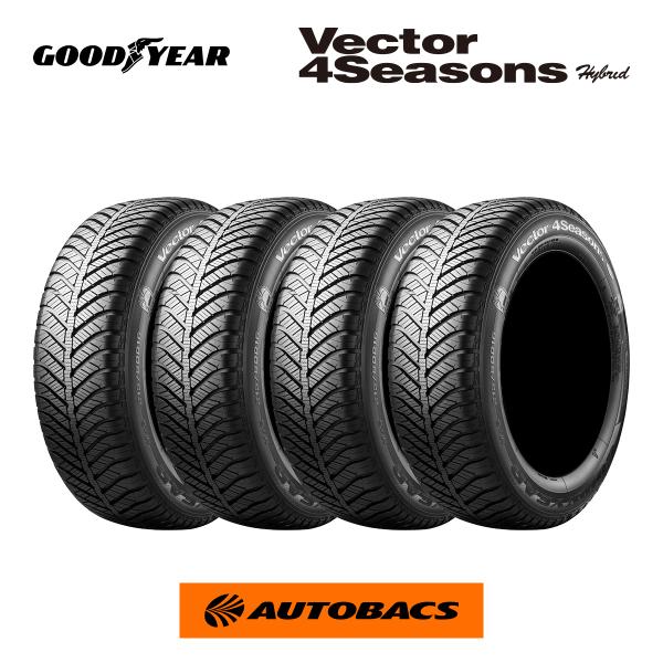 グッドイヤー ベクター4S ハイブリッド 195/60R16 89H（タイヤ4本セット）195/60...
