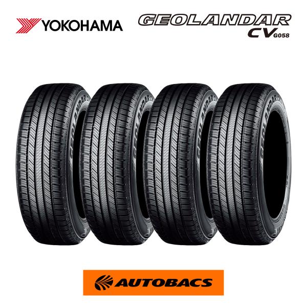 ヨコハマタイヤ ジオランダー CV G058 235/60R16 100V（タイヤ4本セット）235...