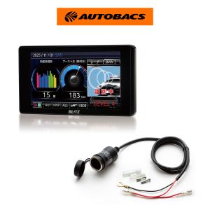 ブリッツ GPSレーダー探知機 BLITZ TL406RW ストリート GS-27 電源裏取りシガーソケットセット