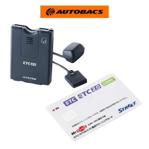 アルパイン ナビ専用 ETC2.0車載器 ALPINE HCE-B120V ストリート NV-16 ETCカードクリーナーセット
