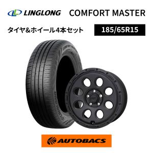185/65R15 夏タイヤ リンロン コンフォートマスター &amp; ホイール4本セット マッドクロス リーコン 1560+43 5H100