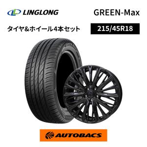 215/45R18 夏タイヤ リンロン グリーンマックス &amp; ホイール4本セット プレシャス HM-4 1870+38 5H114.3