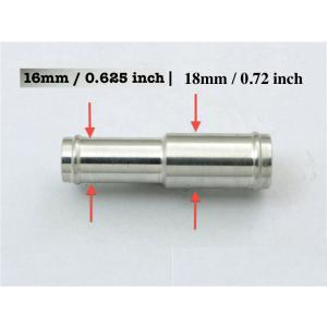 アルミ　ホースジョイントパイプ　ストレート　異径16＞18ｍｍ