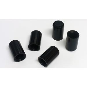 シリコンホース バキュームラインキャップ内径10ｍｍ　5個　黒