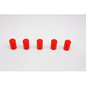 シリコンホース バキュームラインキャップ内径10ｍｍ　5個　赤