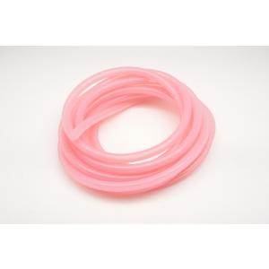 シリコン半透明ホース　耐熱・耐圧エアチューブ内径8ｍｍ　ピンク
