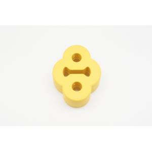 強化マフラーハンガー　 10mm 　2ホール　 汎用タイプ　可調整吊りゴム　黄色