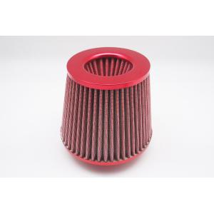 汎用 メッシュタイプ エアクリーナー フィルター64mm 赤 : AUTOBAHN88