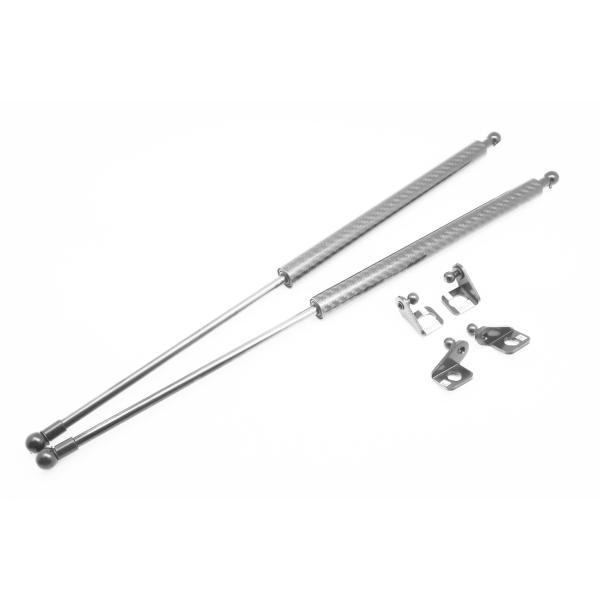 ボンネット ダンパー 日産・GT-R R35型 VR38DETT型 3.8L V6 カーボン　黒　 ...