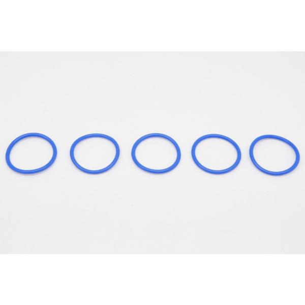 O-リングシール　内径20ｍｍ　厚み2.5ｍｍ　シリコンコム　耐油 耐熱　5個　青