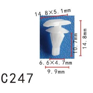 ウェザーストリップ トリム クリップ Mazda Toyota G031-58-762