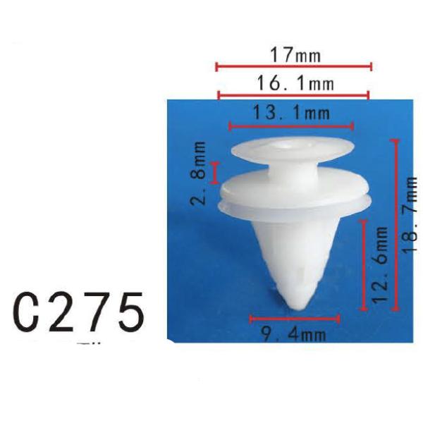 パネル (トリム) クリップ リベット 849150W000 　日産系　ドア用　PF-C275　10...