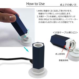 車載ホルダー 充電器 電子タバコ エアコン吹き...の詳細画像3