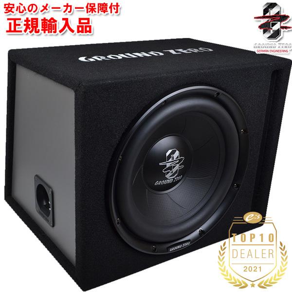 正規輸入品 GROUND ZERO 30cm 4ΩSVC サブウーハー搭載 ウーハーBOX GZIB...