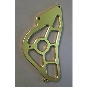 FZ1,YZF-R1(5VY,4C8),FZ8　スプロケットカバー ゴールド