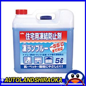 凍結防止剤　住宅用 凍ランブルー　5L 41-051 KYK｜autoland