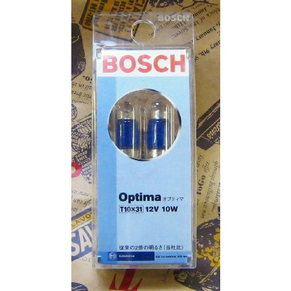 処分品  BOSCH  オプティマ BHB47 12V10W 舟形球 2個入り パッケージ傷み有  ...