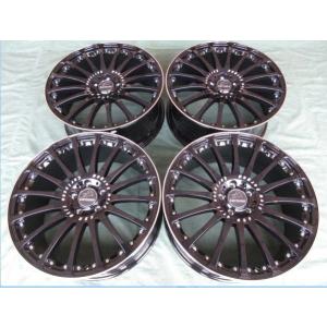 FLST 16インチホイールタイヤ carlsson 1/16 RSF GT BK(5H/114,3)&セイバーリング 225/35-20