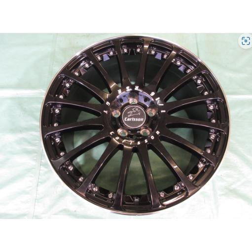 新品 Carlsson(カールソン)1/16RSR GT 5H/114.3 BK 19インチ ホイー...