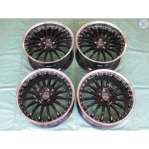 新品 Carlsson(カールソン)1/16RSR 5H/112 BK 21インチ ホイールのみ 4...