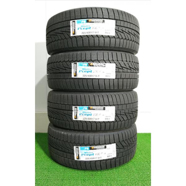 225/45R17 91T Hanook Winter icept iZ2A W626 新品 スタッ...