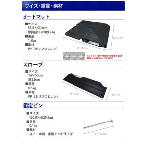 駐車場 硬質マット オートマット50枚+スロー...の詳細画像4