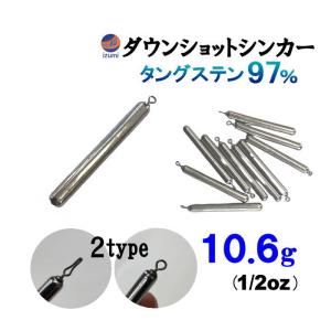 ダウンショットシンカー (無塗装 10.6g) タングステンシンカー TG 97% オモリ  3/8 oz オンス｜automaxizumi