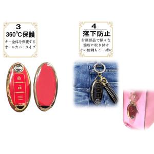 スズキ用 スマートキーケース キーリング スト...の詳細画像5