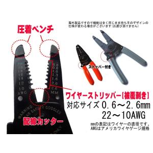 ワイヤーストリッパー//簡単に剥ける 単線 配...の詳細画像1