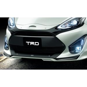 TRD アクア NHP10 (2017.6〜2021.7 ) フロントバンパー ガーニッシュ 素地(未塗装)｜autoparts-direct