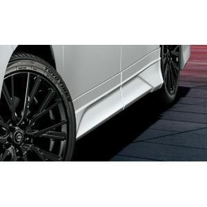 TRD ヴォクシー（9#系）2022.1〜　GRサイドスカート ユニバーサルステップ無車用 ホワイトパールクリスタルシャイン塗装品