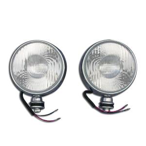 大型 ハロゲン フォグランプ クリアタイプ 24V 100W 2個セット 汎用トラック部品｜autoparts-success