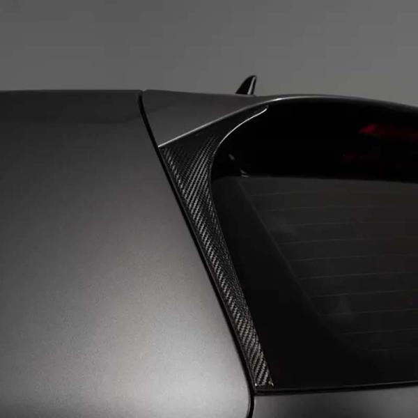フォルクスワーゲン ゴルフ7R／GTI カーボン・ハッチスポイラーサイドブレード【ECS Tunin...