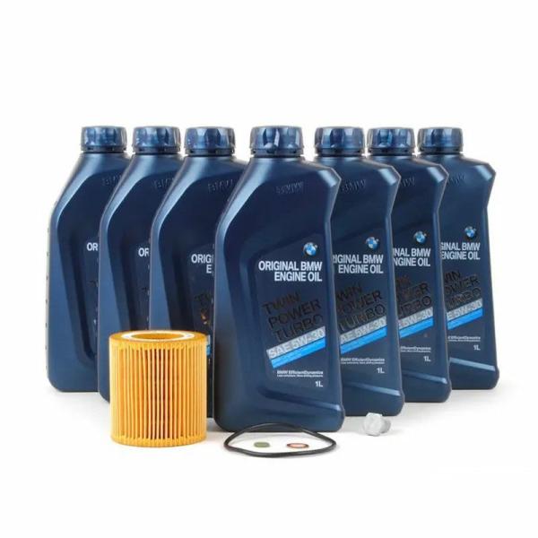 BMW N52/N54/N55エンジン搭載車用 5W-30 純正オイル交換キット【ECS Tunin...