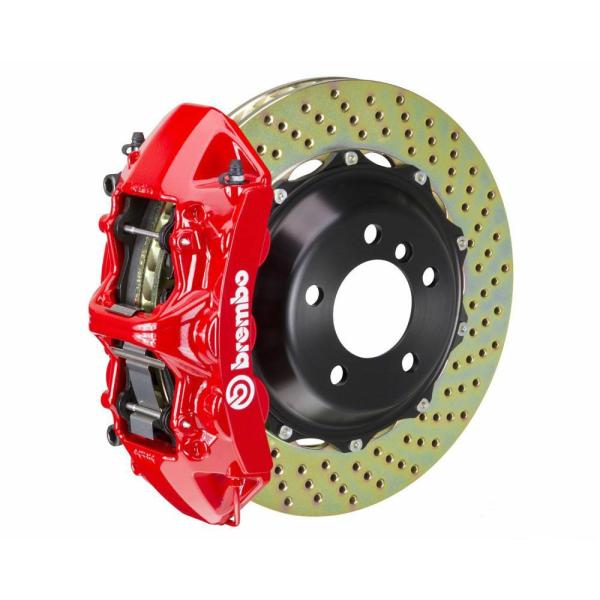 【Brembo】GT 355x32 モノブロック対向6ポット ドリルド ビッグ ブレーキ キット (...