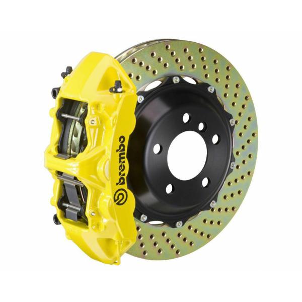 【Brembo】GT 355x32 モノブロック対向6ポット ドリルド ビッグ ブレーキ キット (...