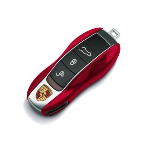 ポルシェ純正】PORSCHEスマートキー用 アルカンターラ キーポーチ