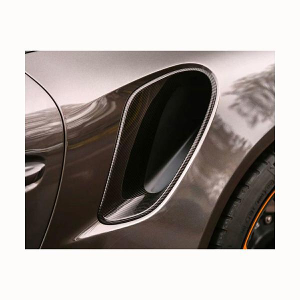 【ポルシェ純正】ポルシェ 991 ターボ／GT3／GT2 RS カーボン サイド エアインレット ト...